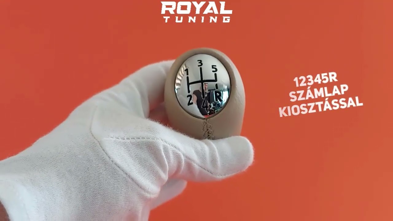 Dacia váltógomb 5 sebességes bőrözött beige