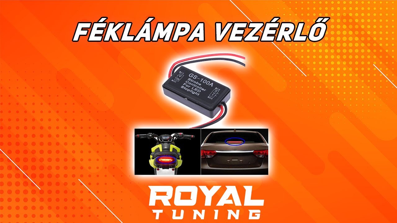 Féklámpa villogtató elektronika