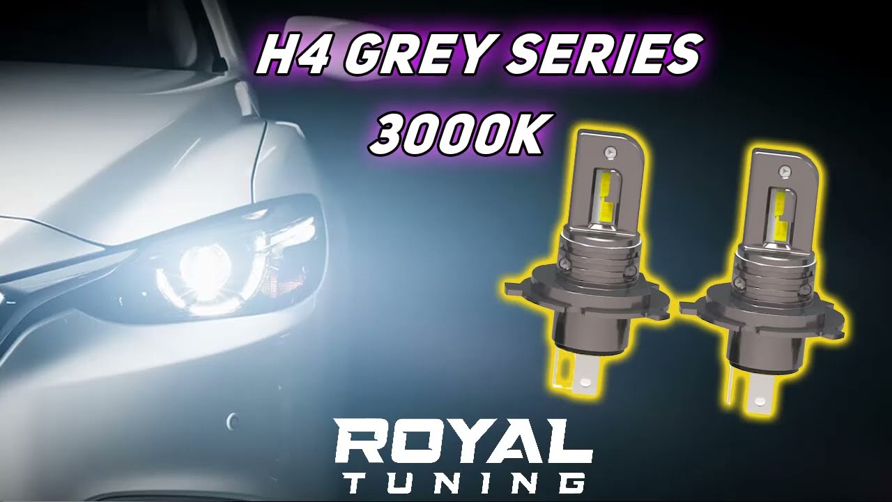 H4 Led izzó 2db 3000K kadmiumsárga