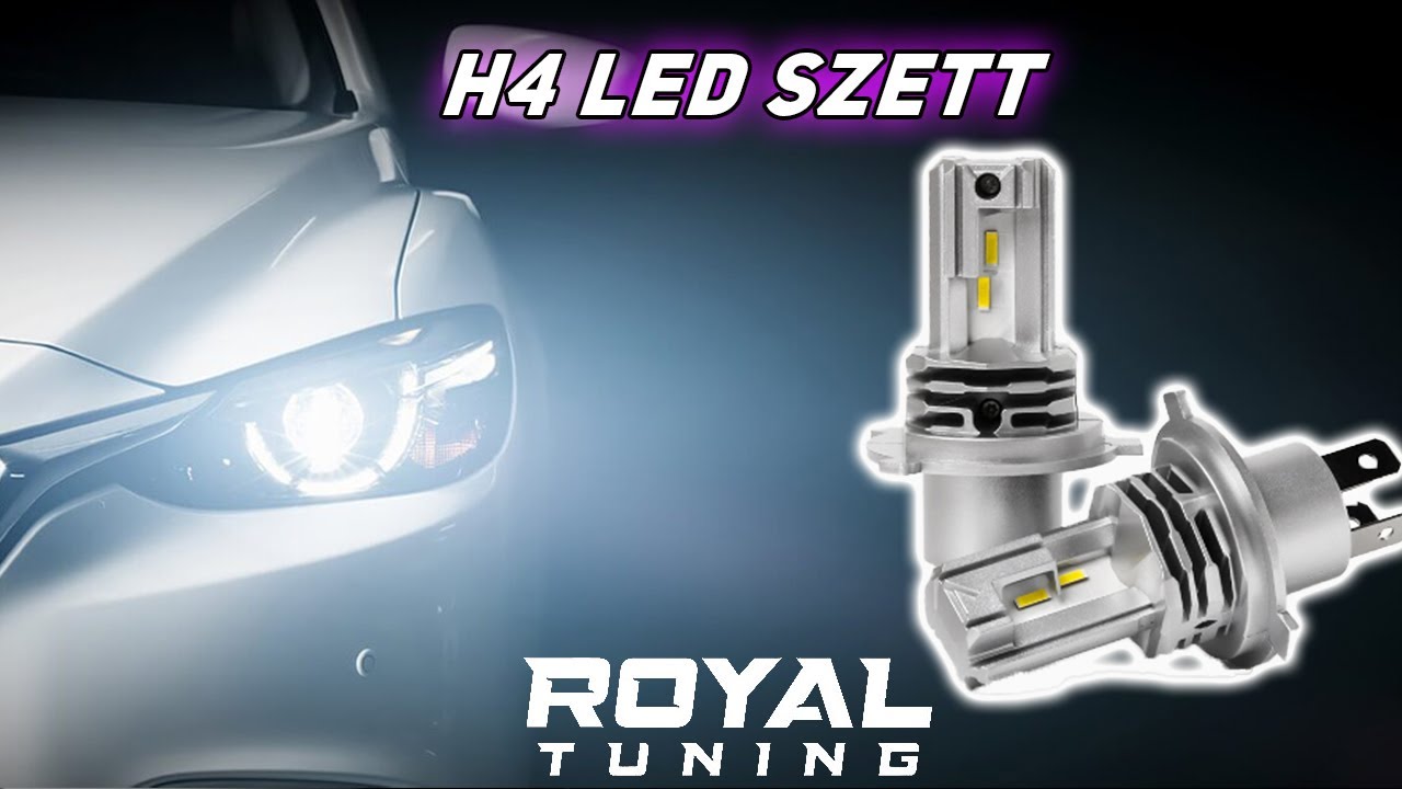 H4 Led izzó 2db