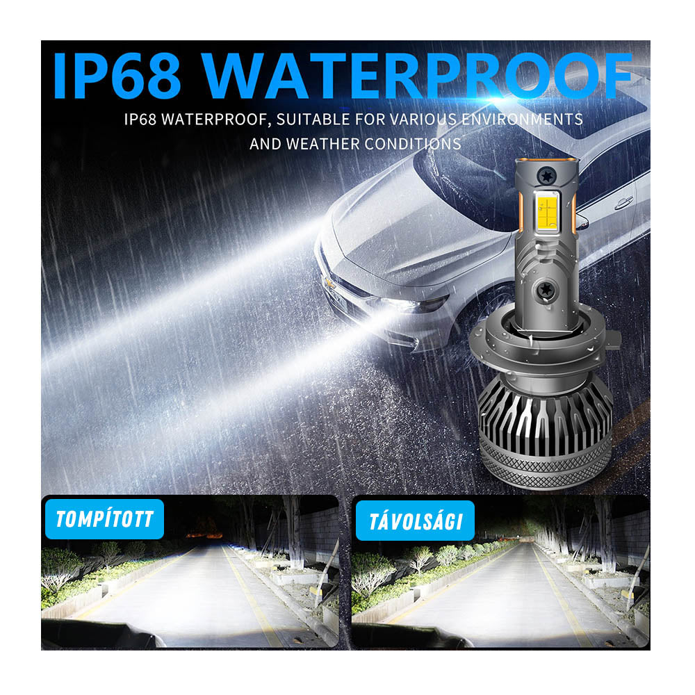 H9 Led izzó V25 Series 2db