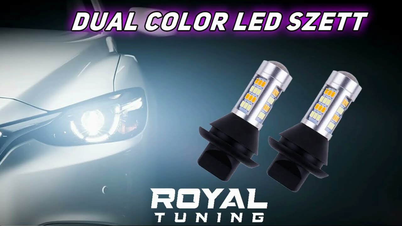 BA15S Led izzó nappali menetfény és index funkcióval 2db