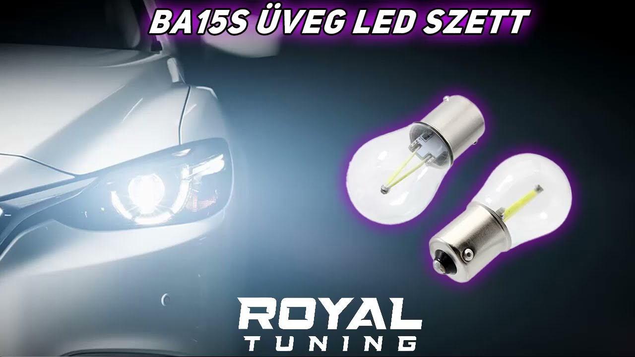 BA15S led fehér 2db