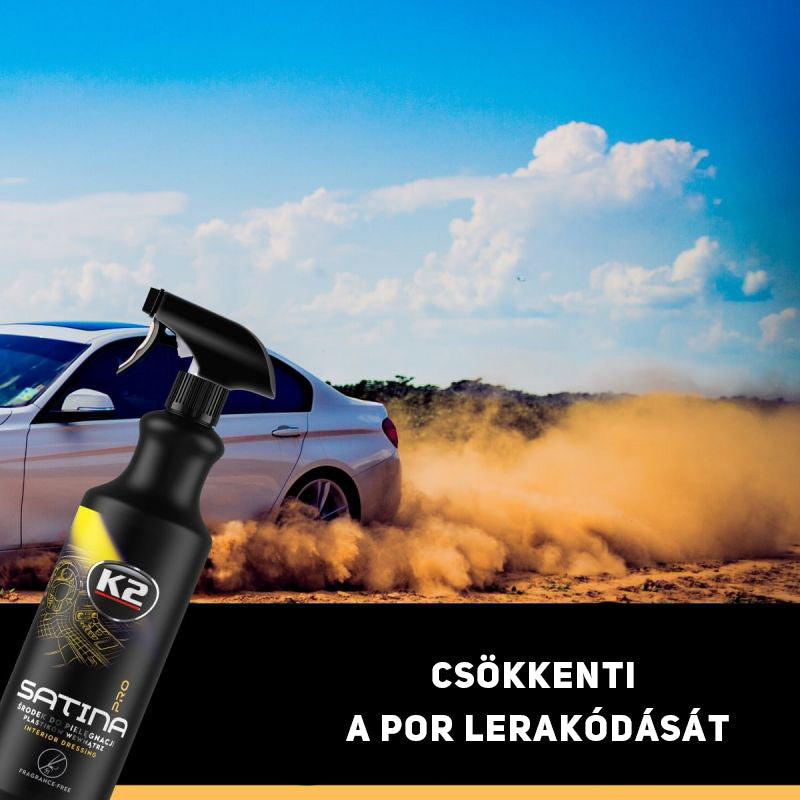 Műszerfal ápoló spray szatén fényű 1L