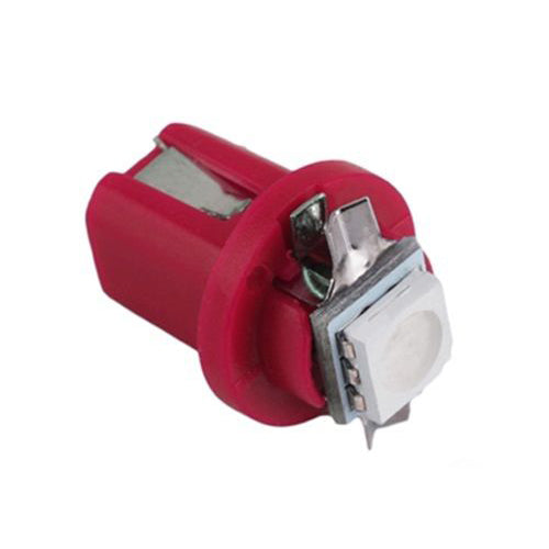 B8.5D led műszerfal izzó piros 5db