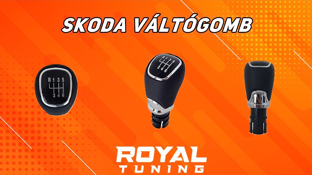 Skoda váltógomb 6 sebességes 23mm