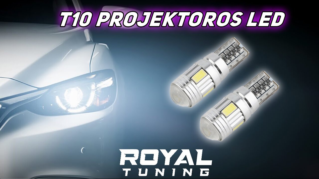 T10 led Canbus projektoros 2db