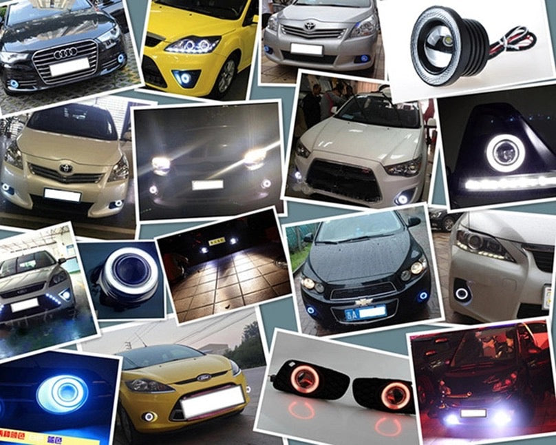 Nappali menetfény és ködlámpa szett 76mm 2db