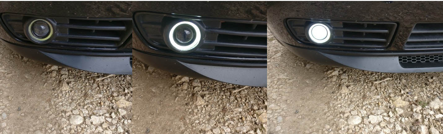 Nappali menetfény és ködlámpa szett 76mm 2db