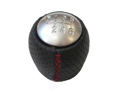 Alfa Romeo váltógomb 6sebességes piros varrással