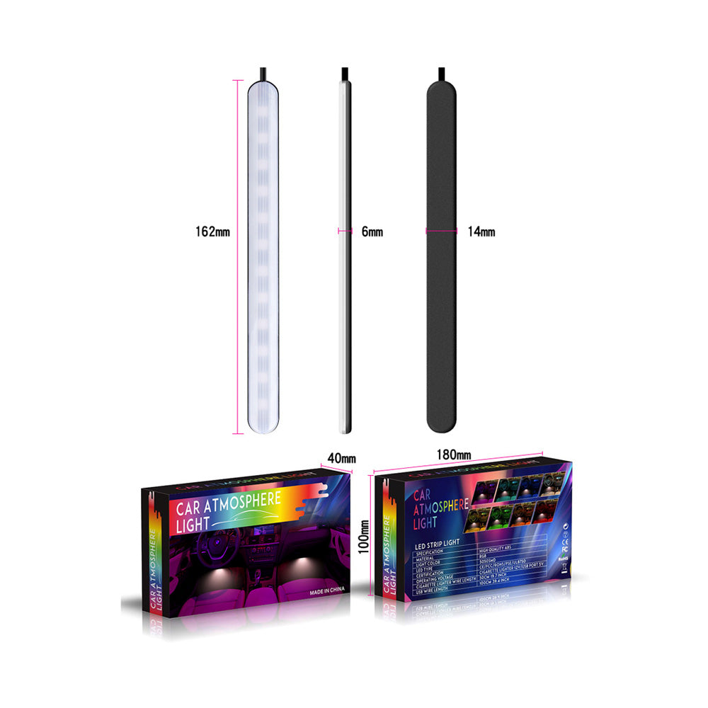 Led lábtér világítás szett bluetooth funkcióval