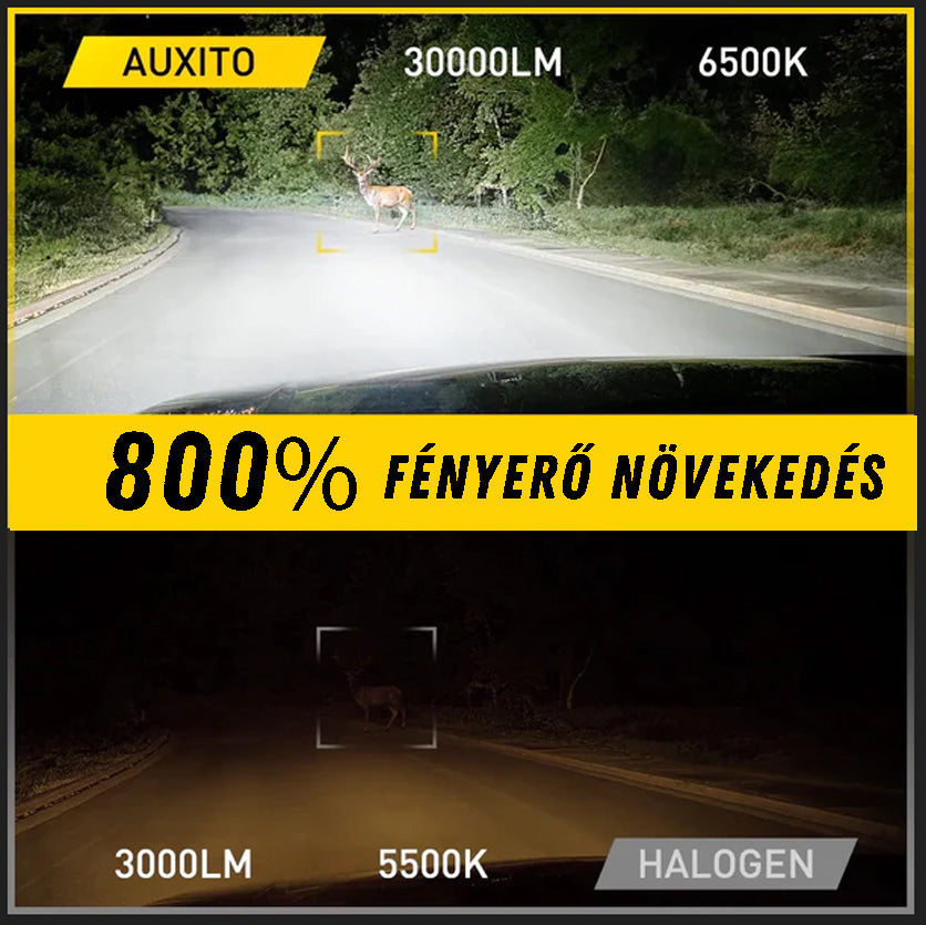 H4 Led izzó 2db AUXITO