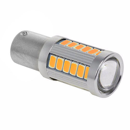 BA15S led sárga projektoros -prémium- 2db