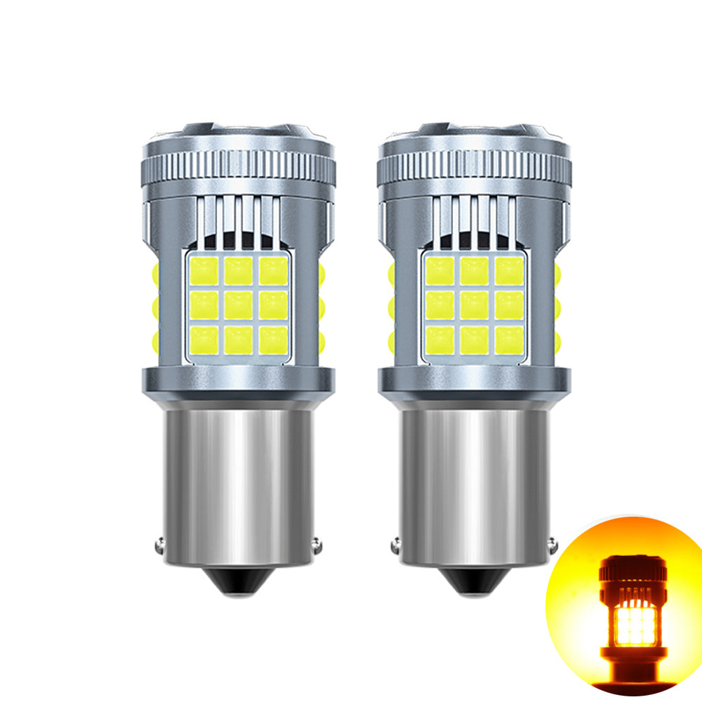 BA15S led narancssárga CANBUS 2db