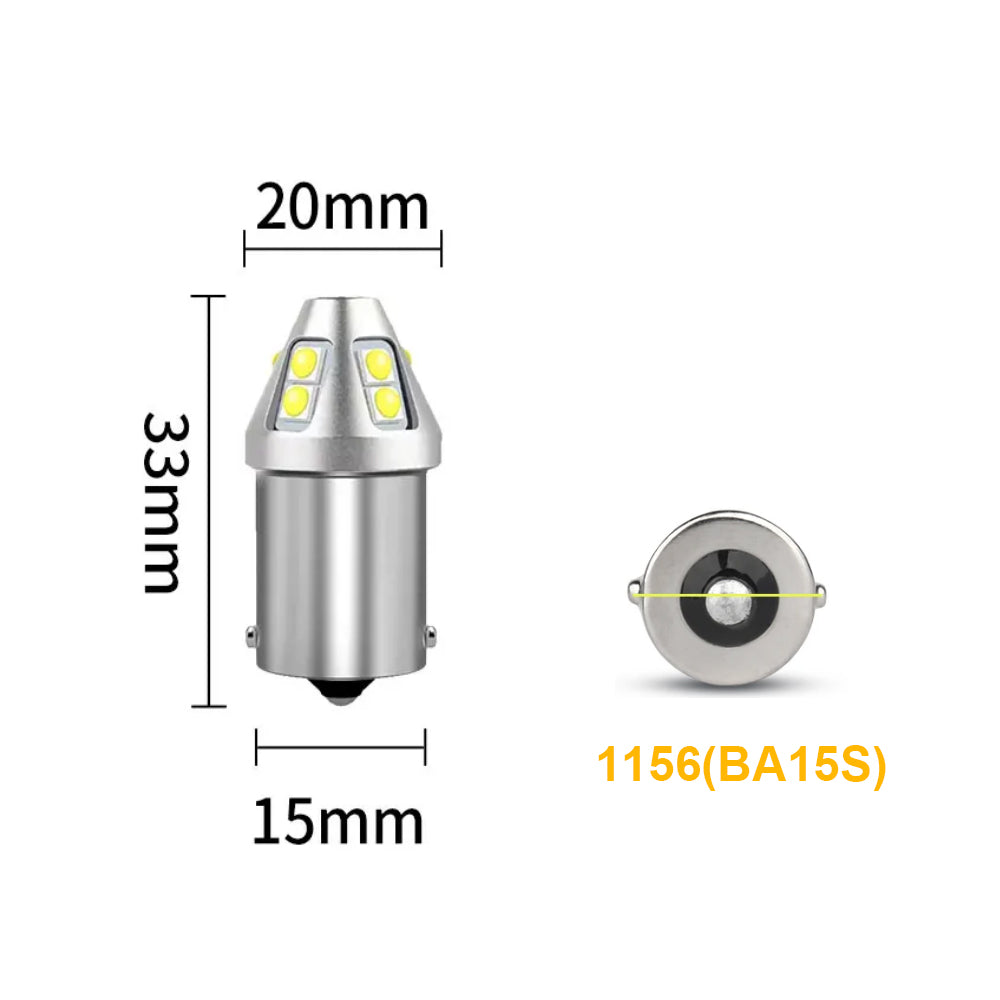 BA15S P21W led fehér 2db