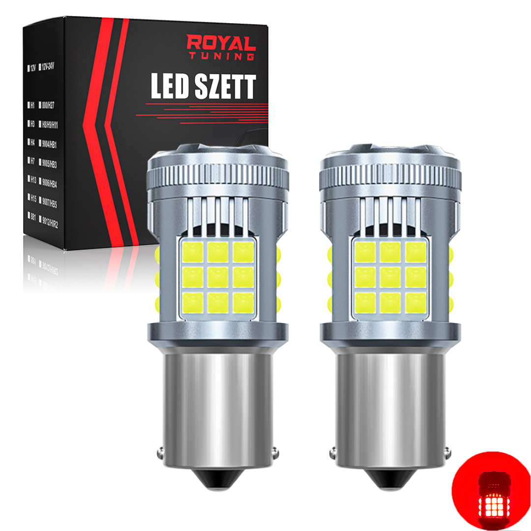 BA15S led piros CANBUS 2db