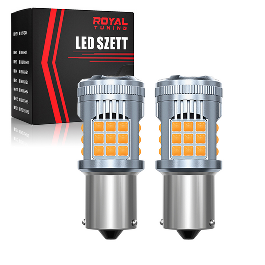 BAU15S led narancssárga CANBUS 2db (polaritásfüggetlen)