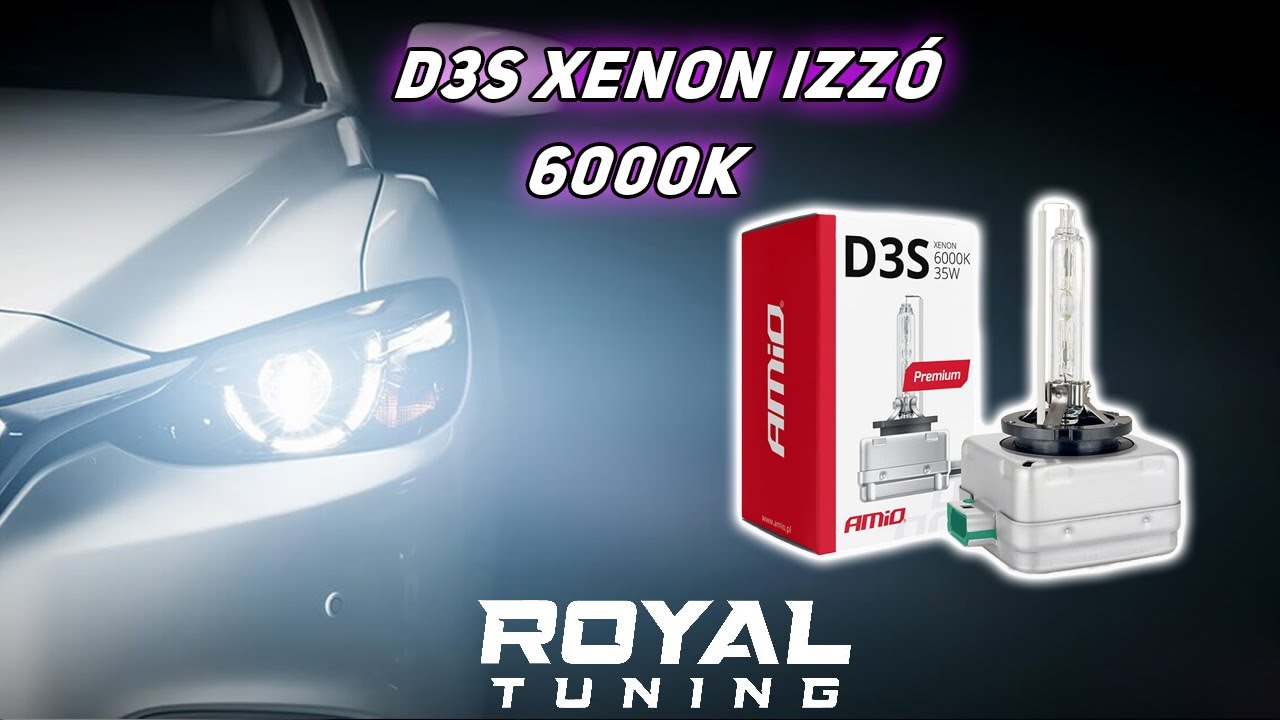 D3S xenon izzó 6000K Premium