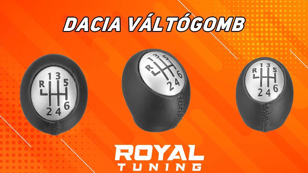 Dacia váltógomb 6 sebességes bőrözött