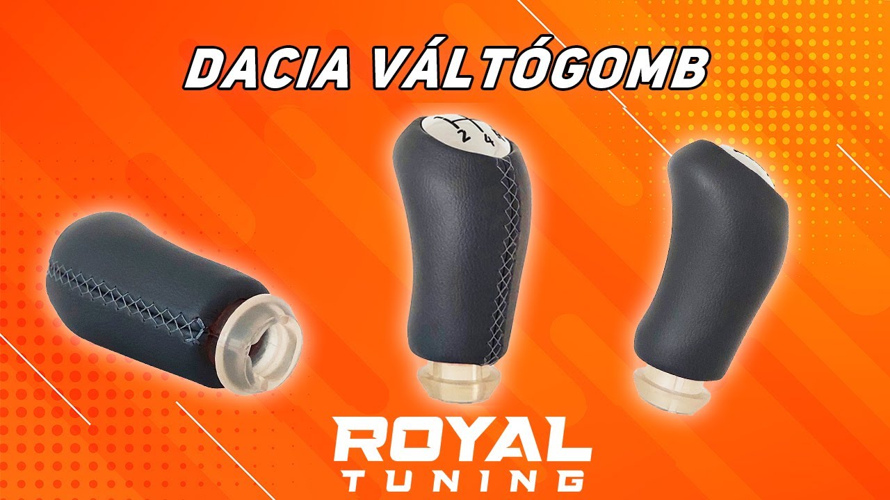 Dacia váltógomb 5 sebességes bőrözött szürke