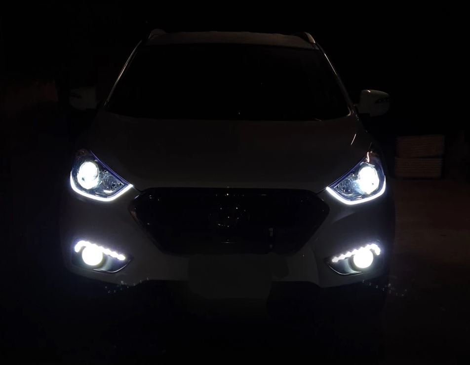 Ledes nappali menetfény szett index funkcióval 2db