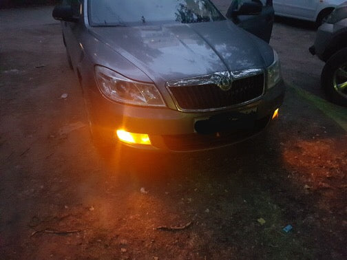 BA15S led sárga projektoros -prémium- 2db