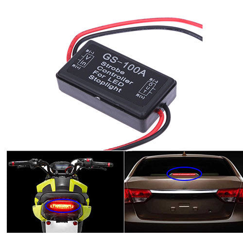 Féklámpa villogtató elektronika