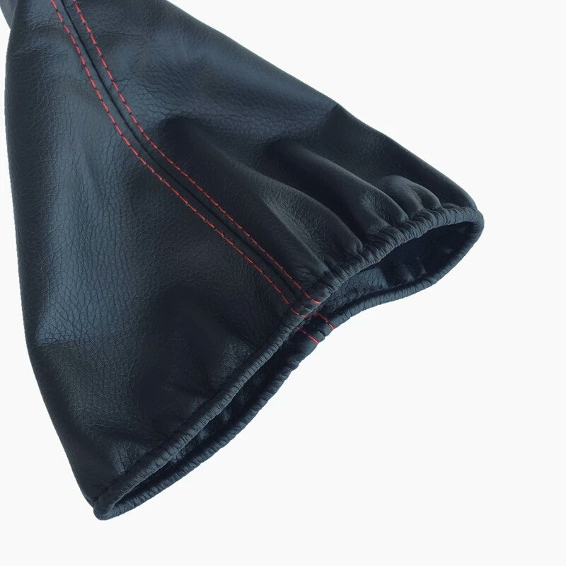 Seat váltógomb és váltószoknya piros varrással