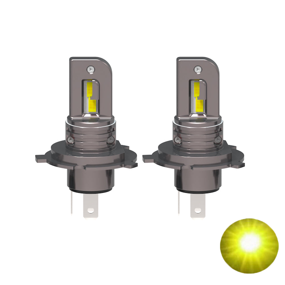 H4 Led izzó  2db 3000K kadmiumsárga