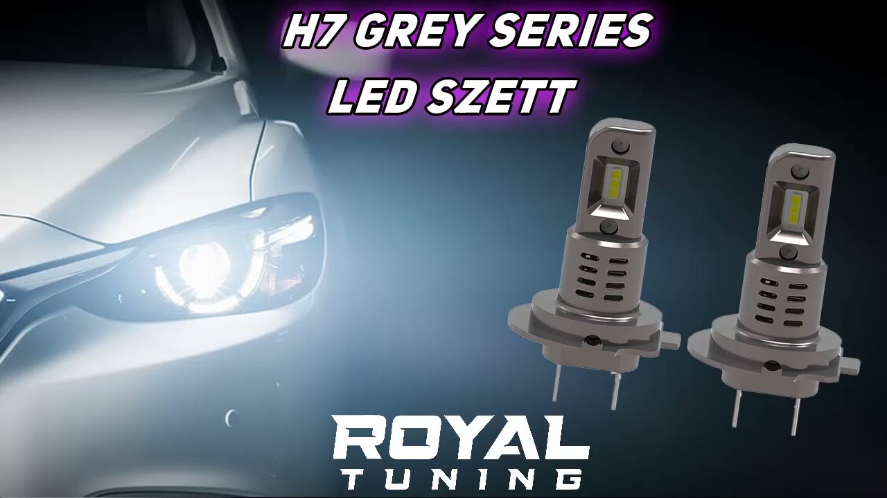 H7 Led izzó Grey series motorba 1db