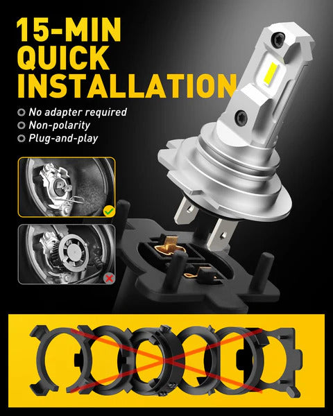 H7 Led izzó 2db AUXITO