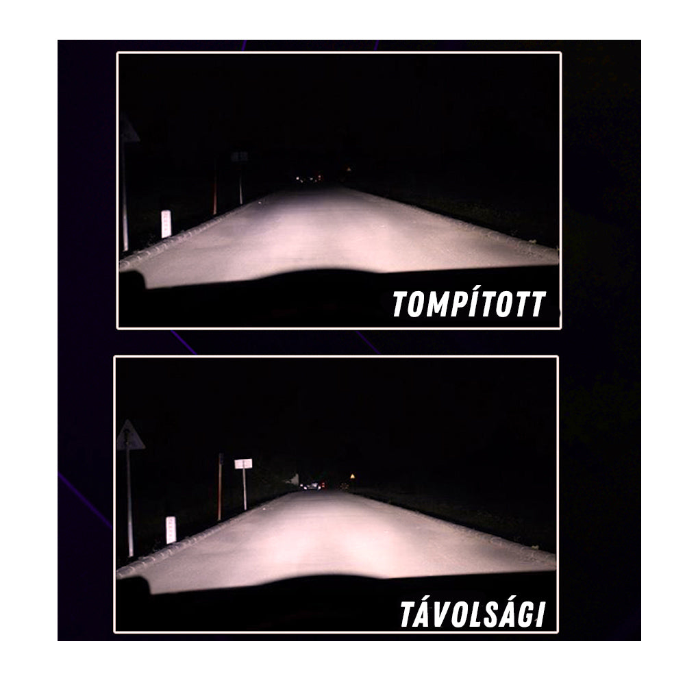 H7 Led izzó ventillátorral 2db 4300K