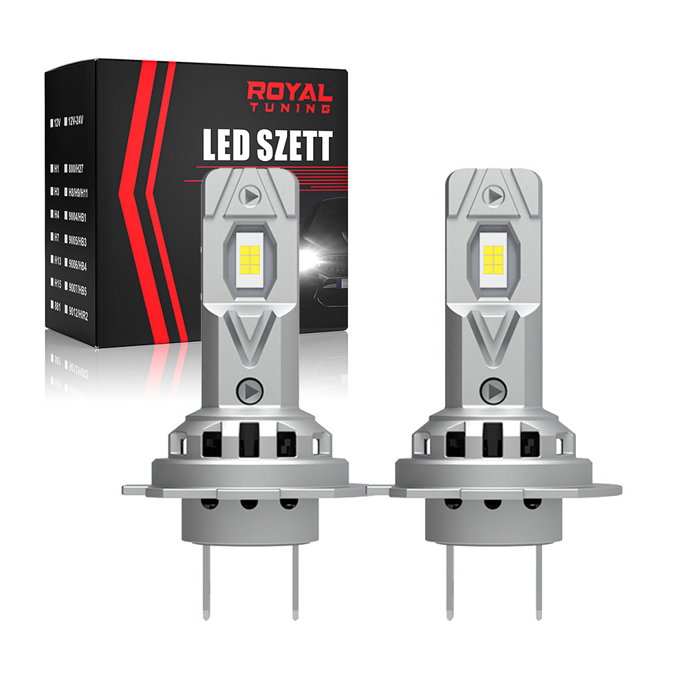 H7 Led izzó ventillátorral 2db 4300K