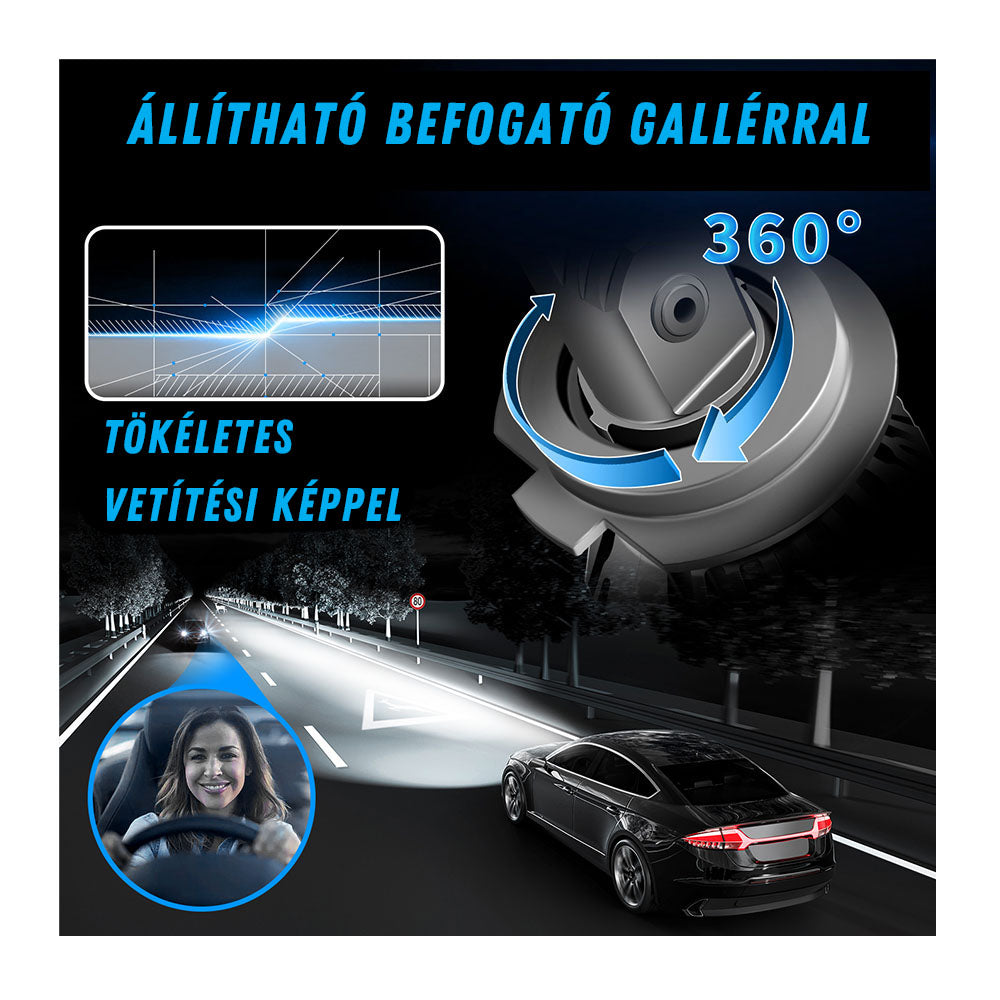 H4 Led izzó V25 Series 2db