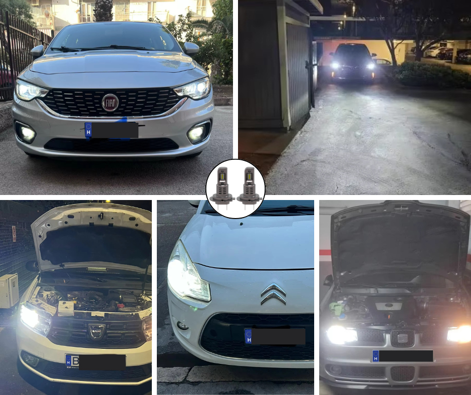 H7 Led izzó Grey series 2db