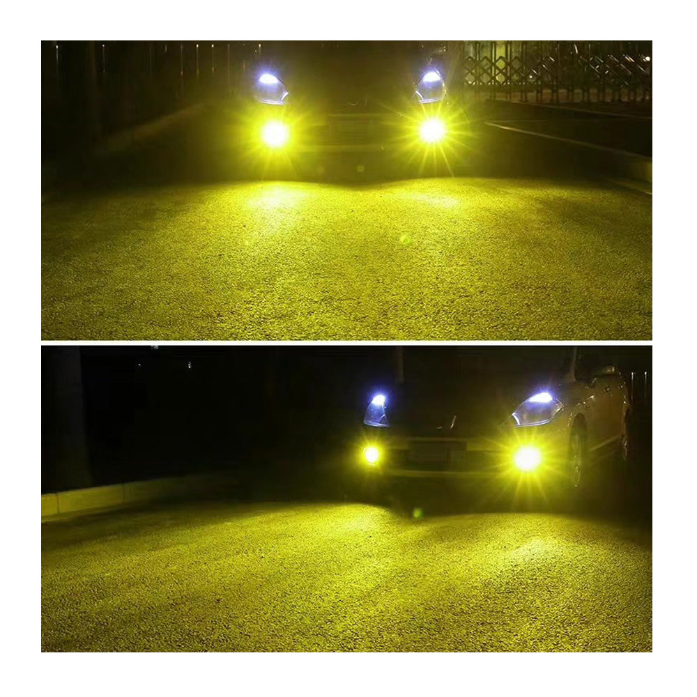 H9 Led izzó 2db 3000K Kadmiumsárga