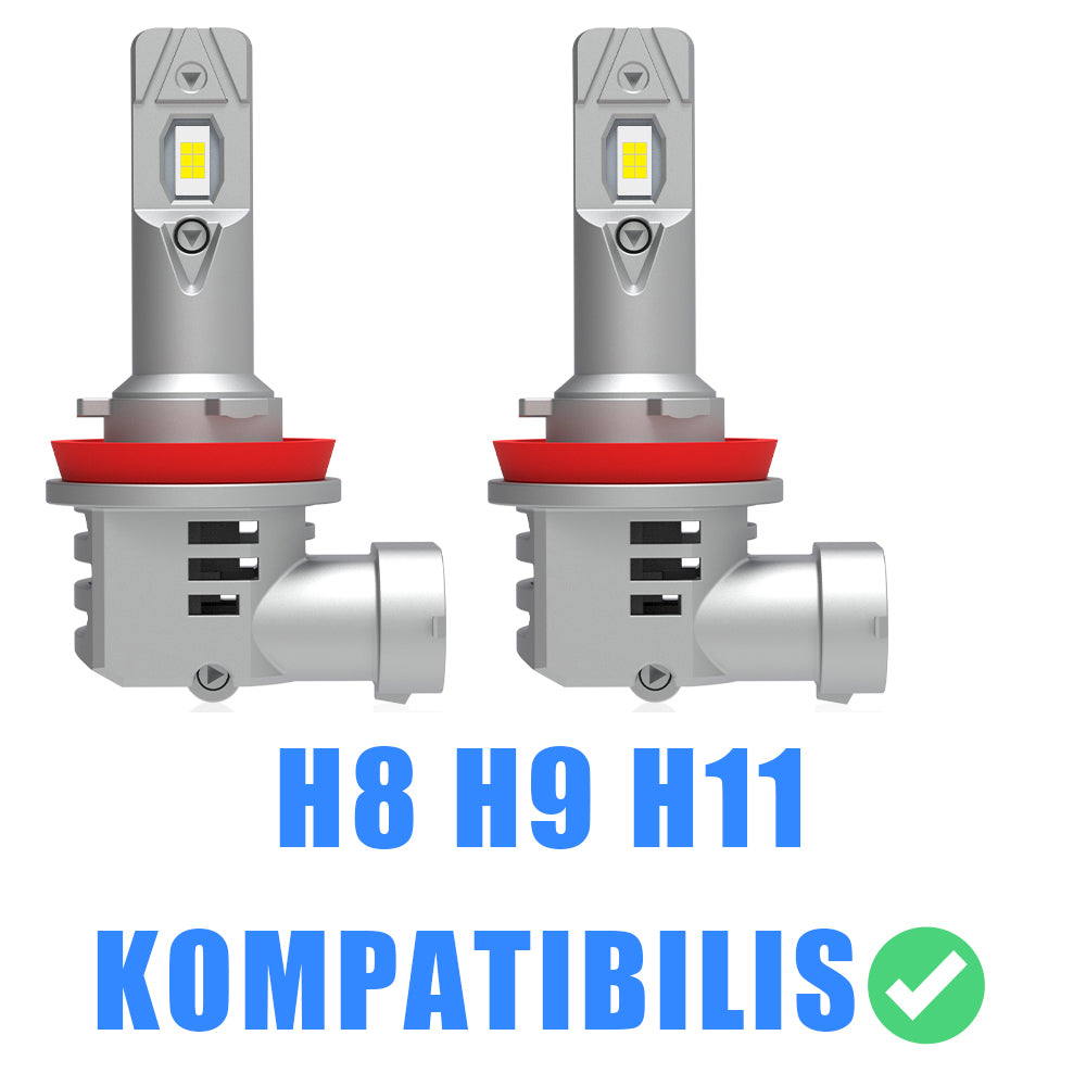 H11 Led izzó ventillátorral 2db