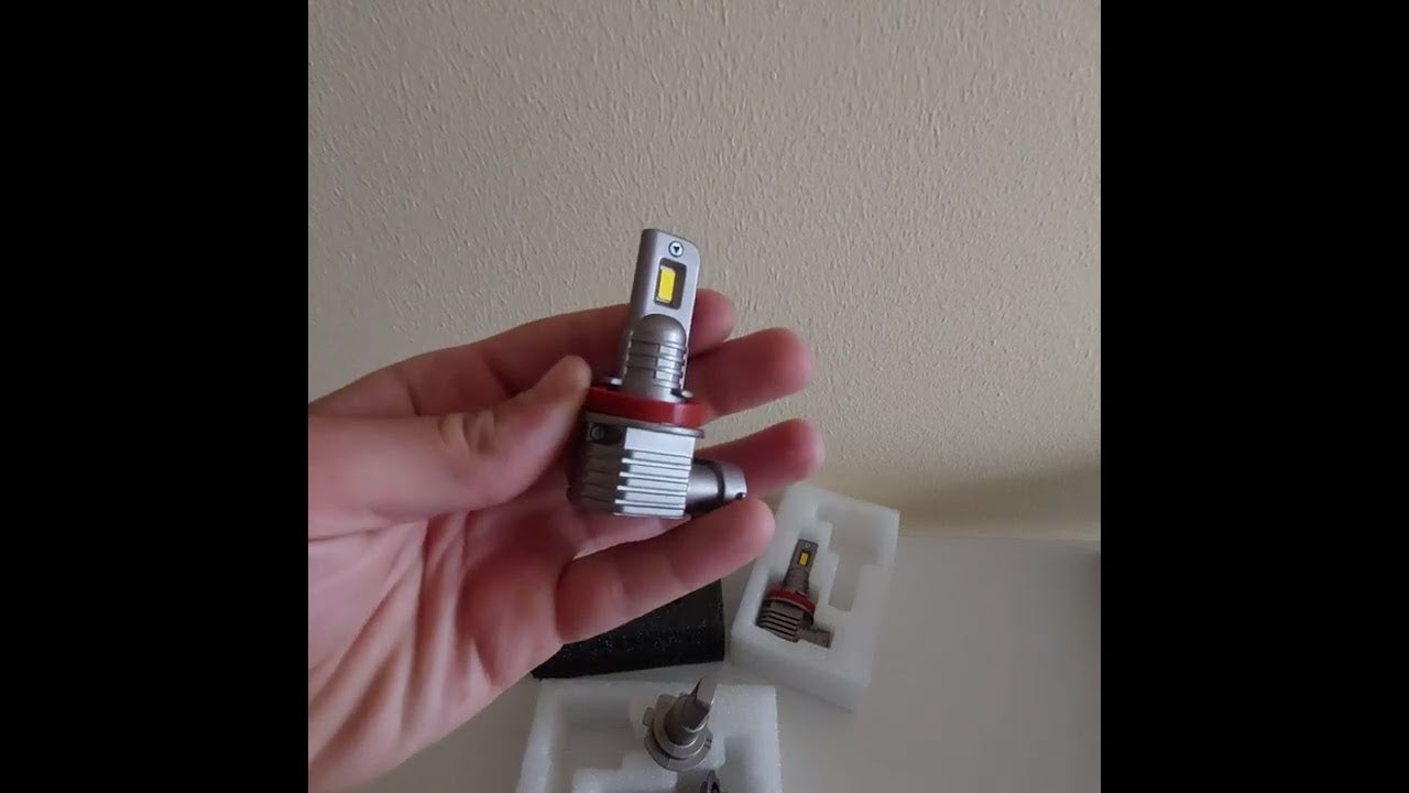 H9 Led izzó 2db 3000K Kadmiumsárga