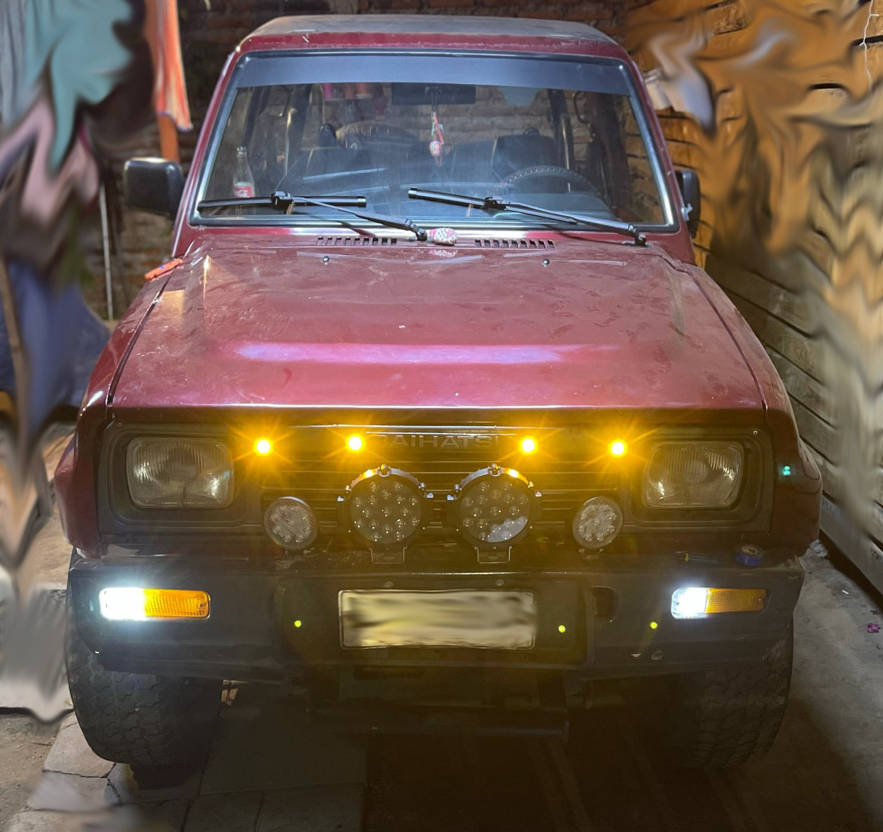 Kiegészítő led fény sárga 2db