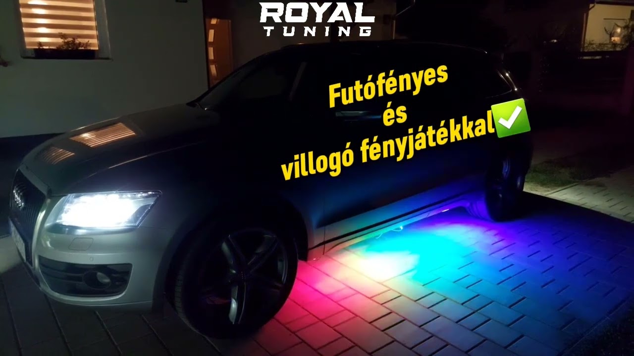 Karosszéria led világítás távirányítóval