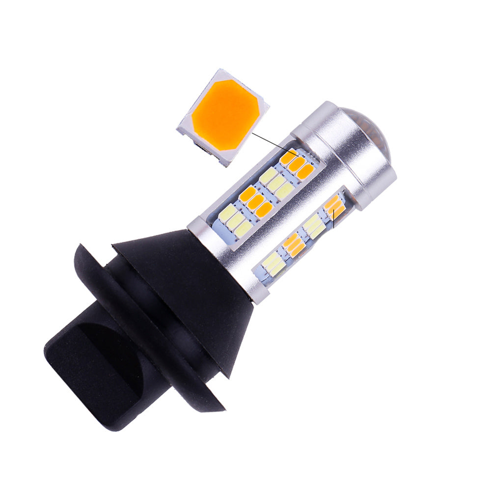 BA15S Led izzó nappali menetfény és index funkcióval 2db