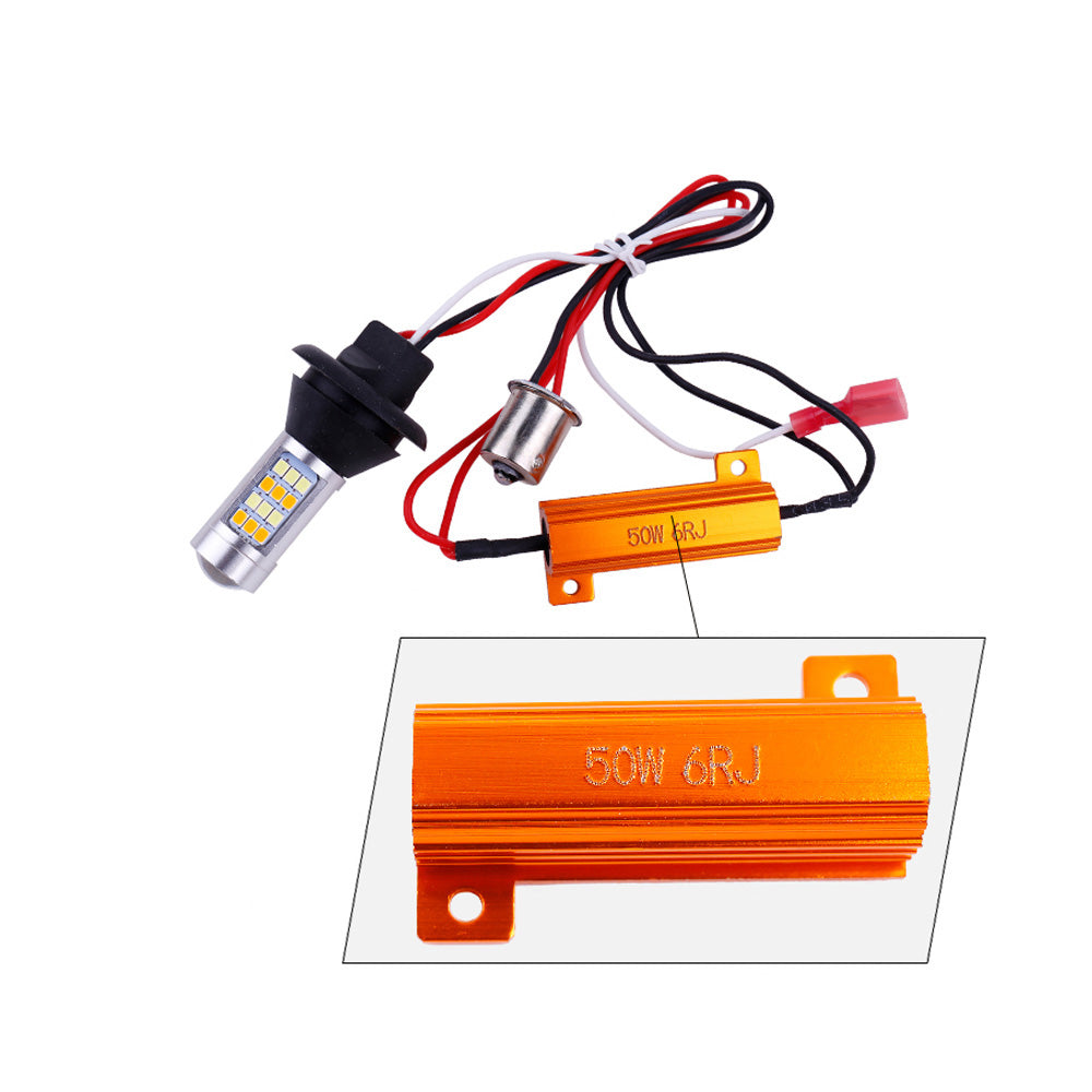 BAU15S Led izzó nappali menetfény és index funkcióval 2db