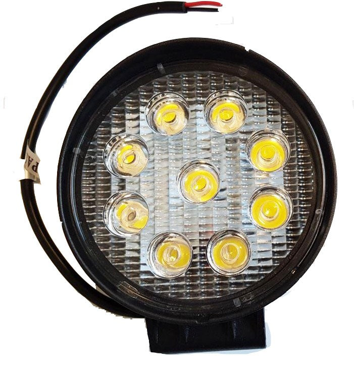 Ledes munkalámpa 12V/24V 9 ledes E jeles