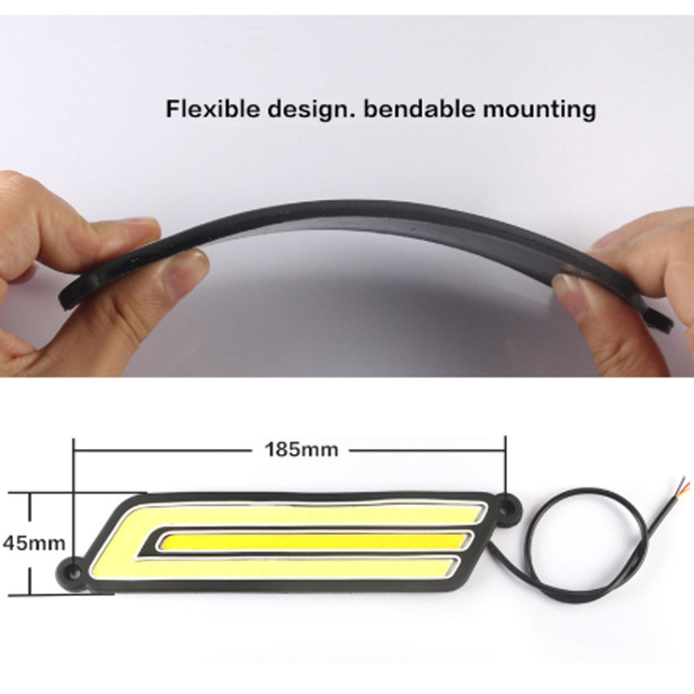 Ledes nappali menetfény szett index funkciós 2db