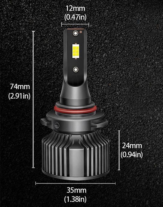 H4 Led izzó 2db 4300K