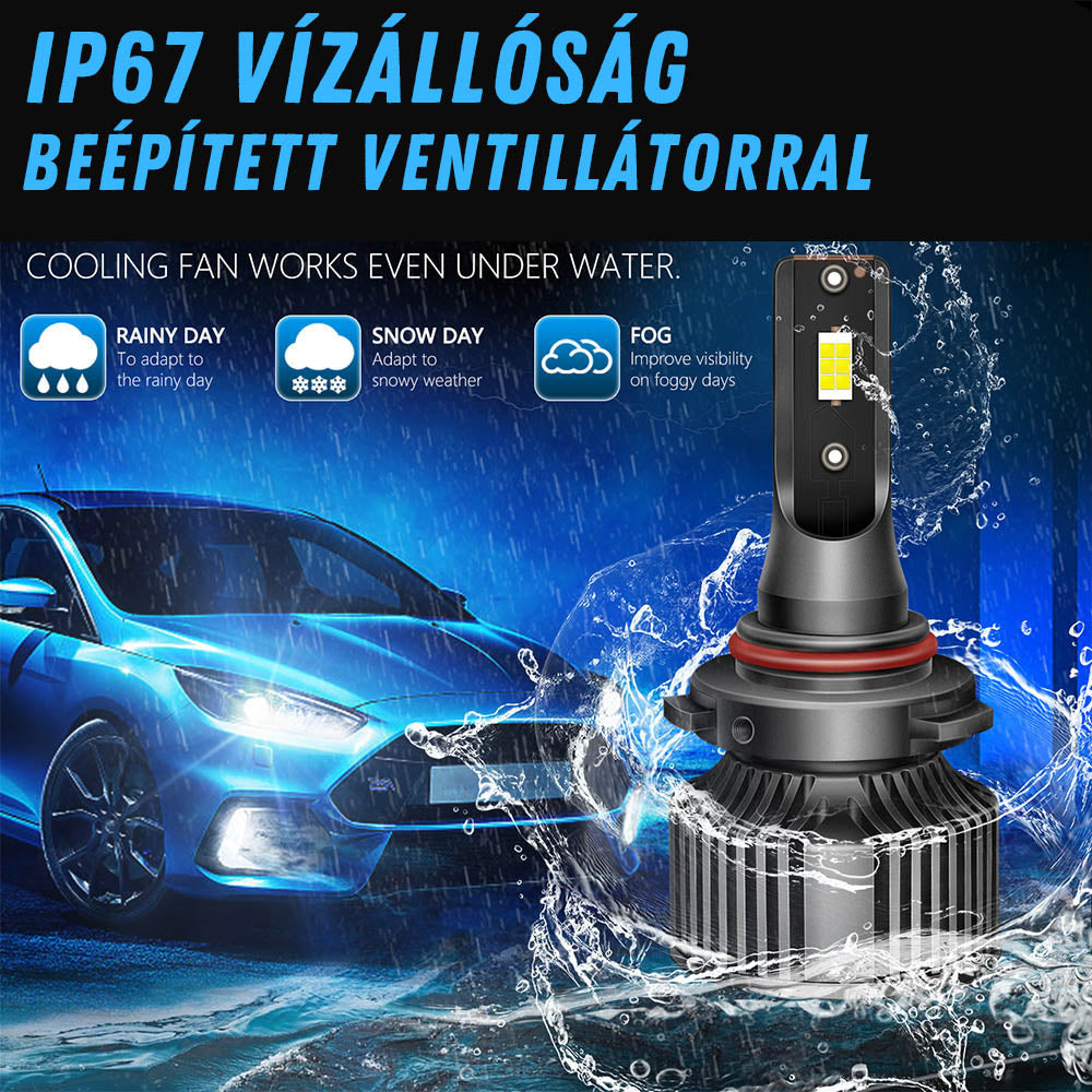 H4 Led izzó 2db 4300K