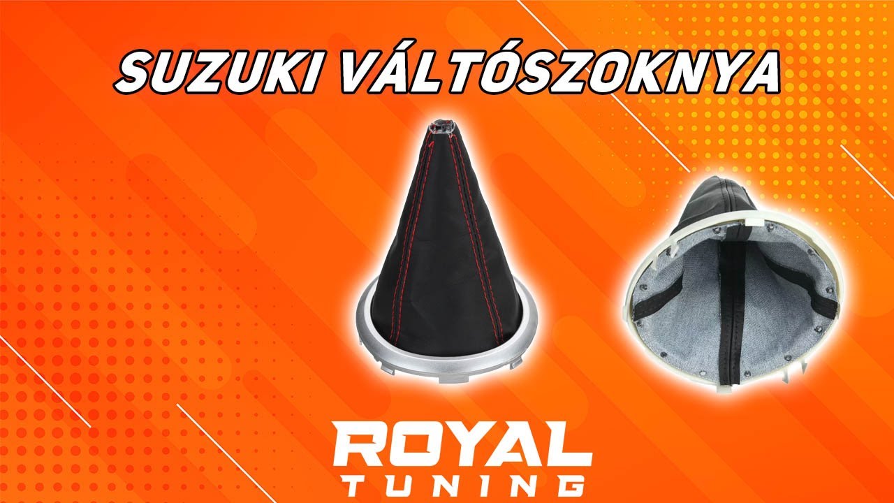 Suzuki váltószoknya Swift SX4 Alto piros varrással