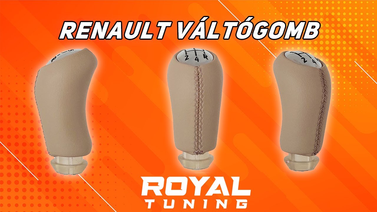 Renault váltógomb 5 sebességes bőrözött beige