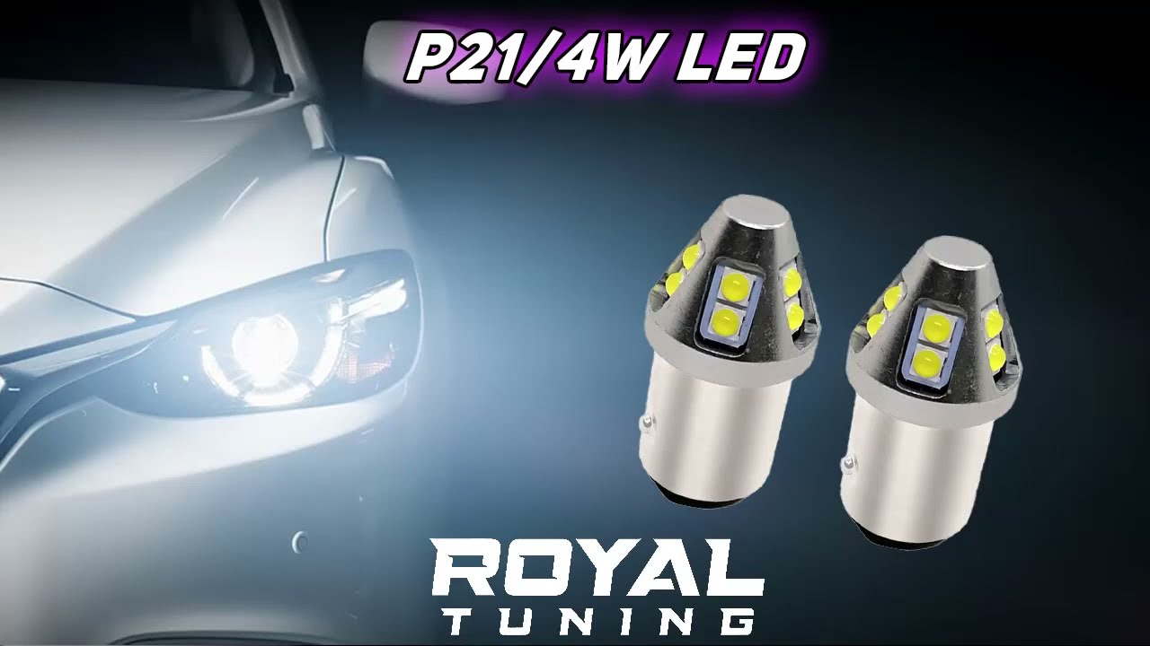 BAZ15D P21/4w led fehér 2db
