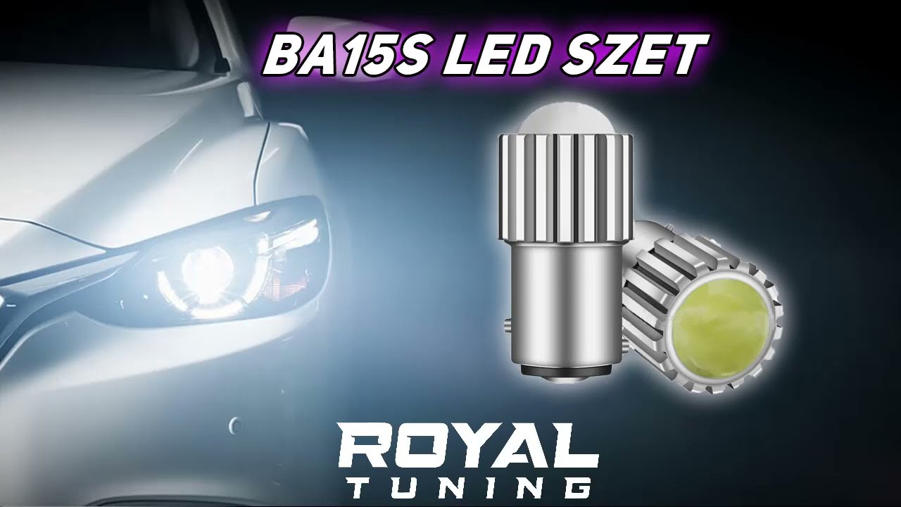 BA15S led fehér 2db